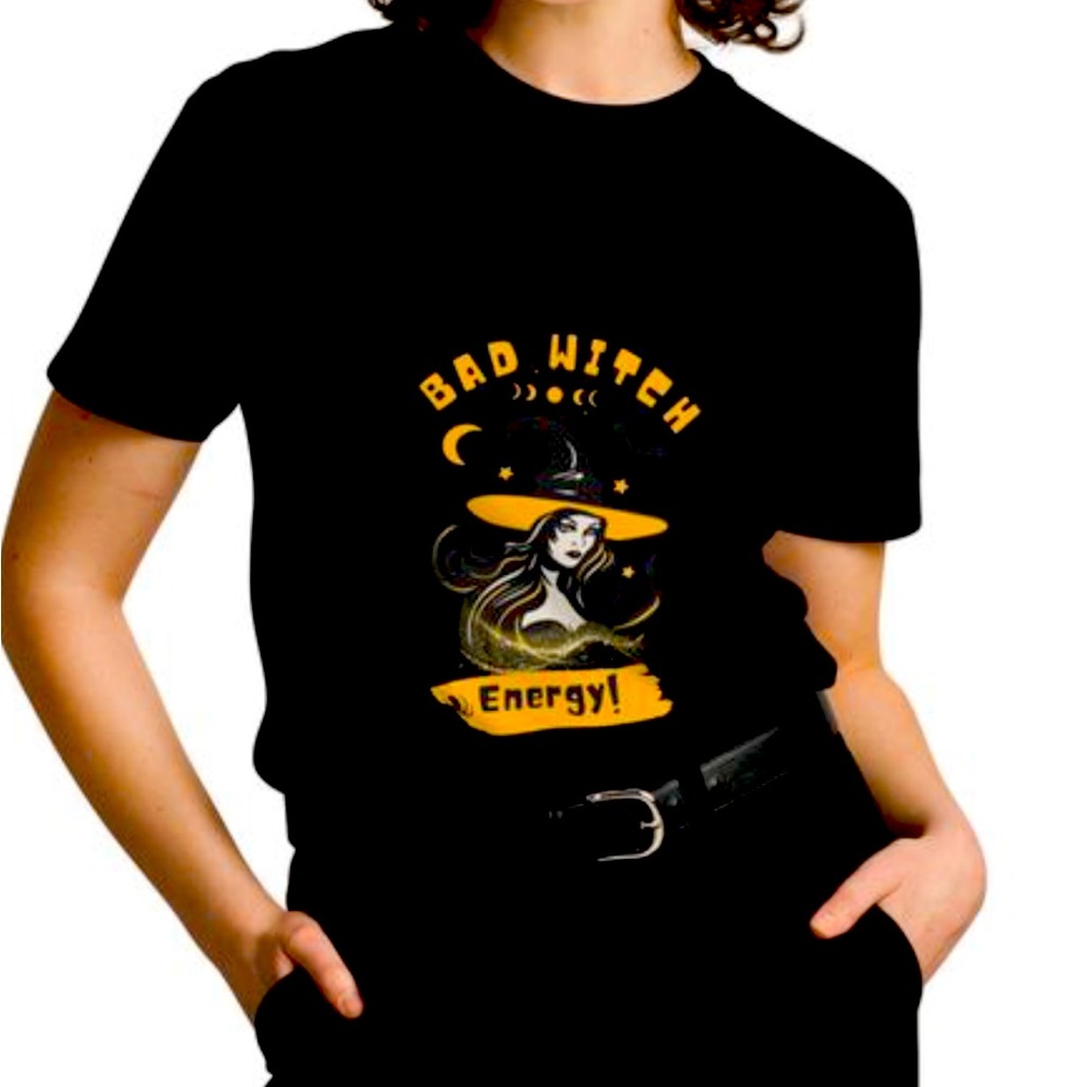 BAD WITCH ENERGY TSHIRT 1862 ON BACK BAD WITCH ENERGY TSHIRT 1862 ON BACK